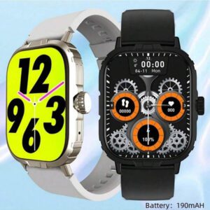 CHAONB Montre connectée Tracker d'activité de fitness Écran tactile pleine HD Contrôle de la musique Moniteur de santé Rappel d'appel et de message SMS Distance Montre connectée sport 2025 Bracelet intelligent Compteur de pas Calories Notification de message en ligne Composition de message Appel BT Fréquence cardiaque Réveil Lampe de poche Météo