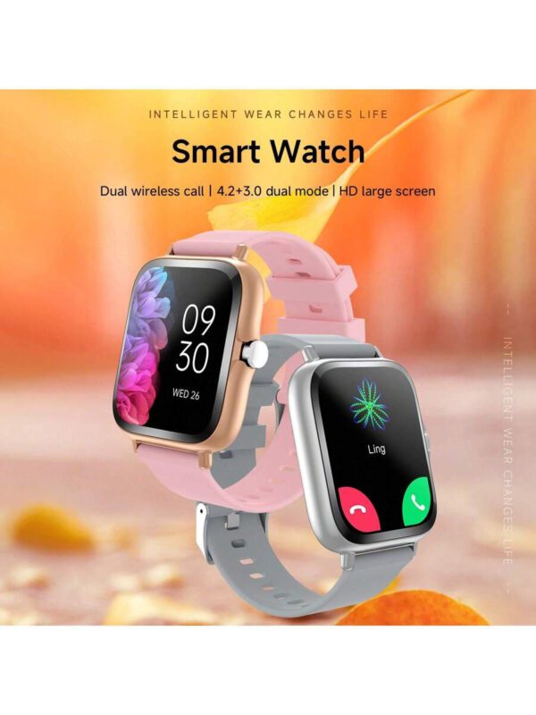 Montre connectée 2025 HD Résolution pour hommes et femmes, multifonction sport, activités, affaires, grand écran 1,83", rappels intelligents, contrôle photo, contrôle de la lecture musicale, simple et clair – Image 6