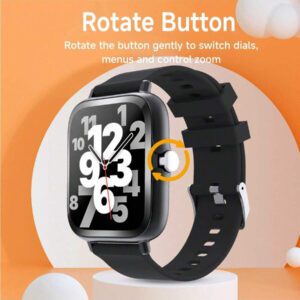 Montre connectée 2025 HD Résolution pour hommes et femmes, multifonction sport, activités, affaires, grand écran 1,83", rappels intelligents, contrôle photo, contrôle de la lecture musicale, simple et clair
