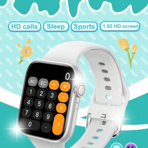 1 pièce Montre connectée multifonction pour enfants et adolescents avec bracelet en silicone de 4,65 cm, prise en charge des modes sportifs, contrôle de l'appareil photo, applications sociales, rappel de notification, Bluetooth pour Android et iOS, batterie 180mAh, convient pour l'école et les sports