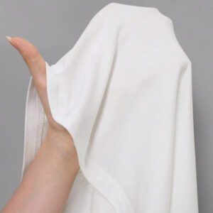 INAWLY T-shirt casual à manches courtes en jersey froncé, col chemise, couleur unie pour femme