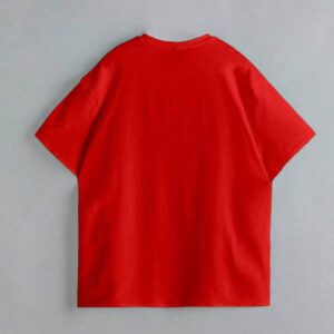 Slaydiva T-shirt à manches courtes col rond ample avec impression de portrait et d'empreinte digitale, décontracté et simple, pour femmes