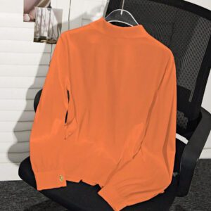 GlowEve Chemise décontracté quotidienne simple de couleur unie pour femmes