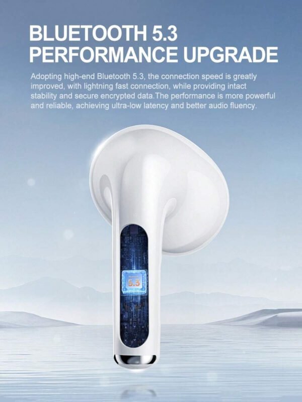 Écouteurs sans fil, casque sans fil, écouteurs intra-auriculaires, écouteurs sans fil, écouteurs intra-auriculaires BT 5.3 avec graves puissants – Image 7