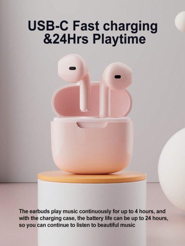 Écouteurs sans fil, casque sans fil, écouteurs intra-auriculaires, écouteurs sans fil, écouteurs intra-auriculaires BT 5.3 avec graves puissants – Image 13