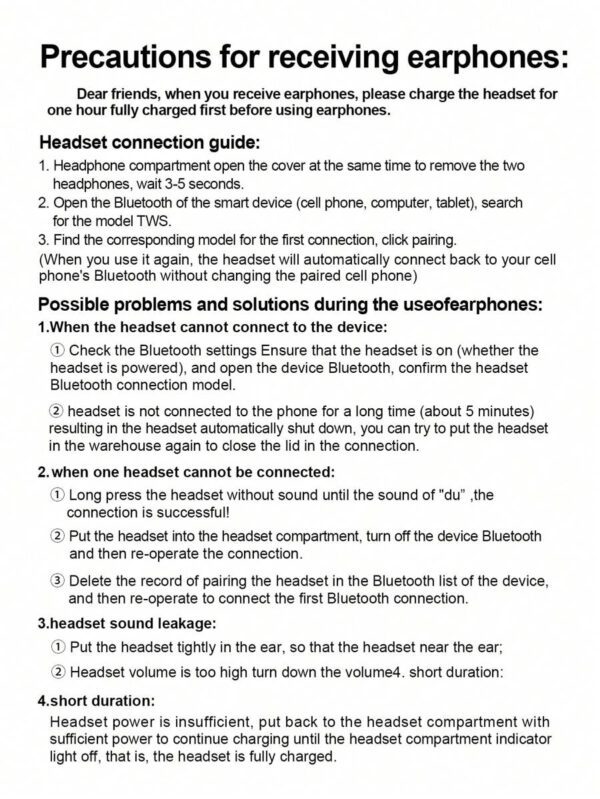 Écouteurs sans fil, casque sans fil, écouteurs intra-auriculaires, écouteurs sans fil, écouteurs intra-auriculaires BT 5.3 avec graves puissants – Image 18