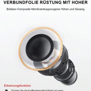 Écouteurs intra-auriculaires sans fil Pods ANC avec réduction de bruit (-36 dB) et étui de chargement MagSafe, 30 h d'autonomie, stéréo Hi-Fi 360°, étanches, pour téléphones Android/lPhone, AlRPods Pro, iPad, iOS, ordinateurs portables, pour iOS, utilisateurs Android, cadeaux pour la famille, les amis, les enfants, les anniversaires, le printemps, les petits amis, les petites amies, les vacances, Pâques. Petits écouteurs intra-auriculaires sans fil, portables, avec étui de chargement.