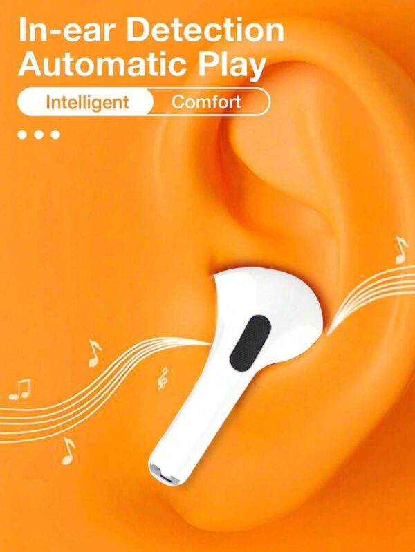 Écouteurs sans fil pour un usage quotidien. Boîtier de charge compact avec un ajustement intra-auriculaire ergonomique et une connexion transparente pour le travail, les déplacements et la détente – Image 5