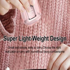 1 écouteur Bluetooth sans fil transparent, écouteur sans fil stéréo, affichage LED de la batterie, boîtier de charge de type C, compatible avec tous les smartphones, convient pour le jeu, la musique, les sports de plein air/les , l'utilisation par les adultes, microphone capacitif, batterie rechargeable de 150 mAh, polymère lithium-ion