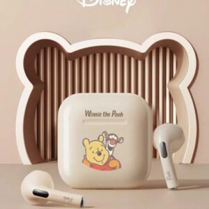 Disney Écouteurs Bluetooth Disney LF-918 Angel, annulation passive du bruit, son HIFI à semi-intra-auriculaire, appel clair avec micro, longue durée de vie de la batterie, écouteurs sans fil pour sports, musique et jeux, compatibles avec smartphones et tablettes