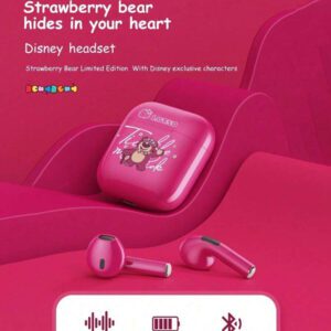 Disney Écouteurs Bluetooth Disney LF-918 Angel, annulation passive du bruit, son HIFI à semi-intra-auriculaire, appel clair avec micro, longue durée de vie de la batterie, écouteurs sans fil pour sports, musique et jeux, compatibles avec smartphones et tablettes