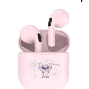 Disney Écouteurs Bluetooth Disney LF-918 Angel, annulation passive du bruit, son HIFI à semi-intra-auriculaire, appel clair avec micro, longue durée de vie de la batterie, écouteurs sans fil pour sports, musique et jeux, compatibles avec smartphones et tablettes