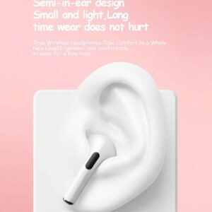 Disney Écouteurs Bluetooth Disney LF-918 Angel, annulation passive du bruit, son HIFI à semi-intra-auriculaire, appel clair avec micro, longue durée de vie de la batterie, écouteurs sans fil pour sports, musique et jeux, compatibles avec smartphones et tablettes