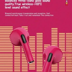 Disney Écouteurs Bluetooth Disney LF-918 Angel, annulation passive du bruit, son HIFI à semi-intra-auriculaire, appel clair avec micro, longue durée de vie de la batterie, écouteurs sans fil pour sports, musique et jeux, compatibles avec smartphones et tablettes
