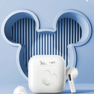 Disney Écouteurs Bluetooth Disney LF-918 Angel, annulation passive du bruit, son HIFI à semi-intra-auriculaire, appel clair avec micro, longue durée de vie de la batterie, écouteurs sans fil pour sports, musique et jeux, compatibles avec smartphones et tablettes