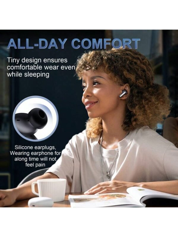 Écouteurs intra-auriculaires sans fil à réduction de bruit, casque de jeu sans fil, écouteurs audio haute qualité, nouveaux écouteurs sans fil pour la course, affichage numérique intelligent, écouteurs sans fil intra-auriculaires avec boîtier de charge, batterie 300 mAh – Image 6