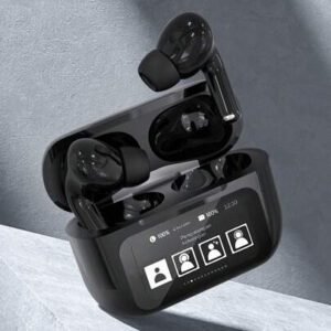 Écouteurs véritablement sans fil, étui intelligent amélioré, écouteurs antibruit actifs et réduction du bruit avec appel HD, étanche, son premium immersif pour iOS Android, écouteurs de musique, sport, entraînement