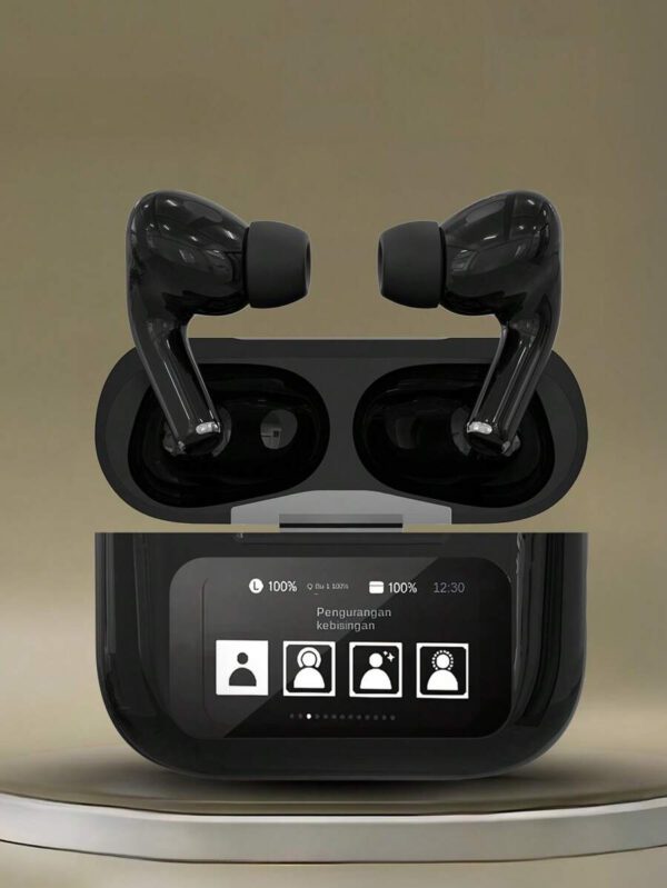 Écouteurs véritablement sans fil, étui intelligent amélioré, écouteurs antibruit actifs et réduction du bruit avec appel HD, étanche, son premium immersif pour iOS Android, écouteurs de musique, sport, entraînement – Image 3