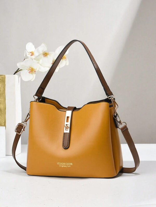 Sac seau à bandoulière mode PLANEE, cadeau de la fête des mères, cadeaux pour maman, essentiels de maman, sac de maman pour sortir, sacs de travail chics pour femmes – Image 35