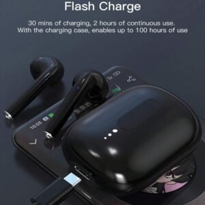 Earbuds Sans Fil Ly02 Avec Réduction De Bruit Enc Pour Appel/contrôle Tactile Avec Port De Charge Usb-c, Écouteurs Pour Les Fêtes, Écouteurs Et Haut-parleur Pour Les Jeux, Microphone - Cadeau De La Saint-valentin