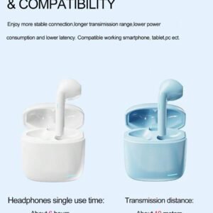 Earbuds Sans Fil Ly02 Avec Réduction De Bruit Enc Pour Appel/contrôle Tactile Avec Port De Charge Usb-c, Écouteurs Pour Les Fêtes, Écouteurs Et Haut-parleur Pour Les Jeux, Microphone - Cadeau De La Saint-valentin