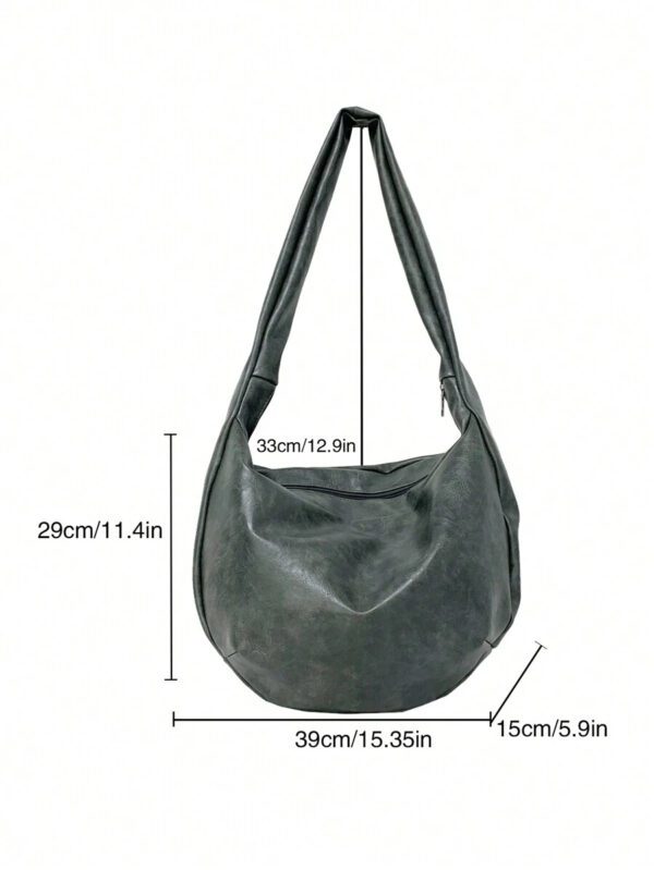 Sac cabas rétro Ins, sac à bandoulière de grande capacité avec sangle non réglable, sac besace vintage casual pour homme, sac bandoulière mode pour le trajet domicile-travail, les voyages, l'école, l'université. Accessoires de voyage et de vacances essentiels pour hommes. Nouveaux articles de vie pour étudiants. Sacs mode pour hommes. Sac d'école pour la remise des diplômes. Sac rétro. Sac d'école. Sac de corps pour homme. – Image 32