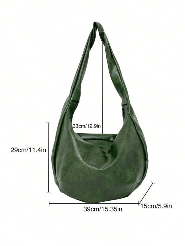 Sac cabas rétro Ins, sac à bandoulière de grande capacité avec sangle non réglable, sac besace vintage casual pour homme, sac bandoulière mode pour le trajet domicile-travail, les voyages, l'école, l'université. Accessoires de voyage et de vacances essentiels pour hommes. Nouveaux articles de vie pour étudiants. Sacs mode pour hommes. Sac d'école pour la remise des diplômes. Sac rétro. Sac d'école. Sac de corps pour homme. – Image 41