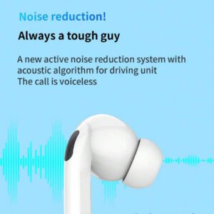 WoSD Casque sans fil TWS 5.3 sans fil, casque sport stéréo, musique stéréo Hi-Fi mobile et microphone, casque de jeu à faible latence tactile