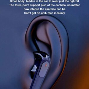GENAI Casque de jeu Esports GENAI Bluetooth avec étui de charge LED coloré, bande lumineuse, décodage audio AAC avancé, microphone intégré, annulation intelligente du bruit, port confortable, conception ergonomique, faible latence de synchronisation audio-visuelle, étanchéité niveau vie, double hôte