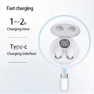 Écouteurs sans fil intra-auriculaires mini ultra-petits, de haute qualité sonore, avec réduction de bruit, fonctionnement invisible, tactile et vocal, idéaux pour le sommeil et les cours avec communication binaurale