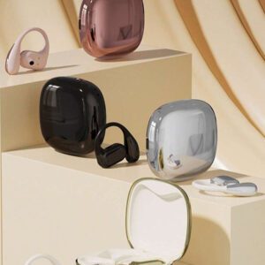 NEW SENYANG Nouveau casque de sport sans fil Senyang à clipser, musique, vidéo, confortable, hi-fi, Dolby Bass, stéréo, appels HD, adapté à Android, compatible avec iPhone, téléphone portable, écouteurs de jeu, écouteurs intelligents pour couples et entreprises