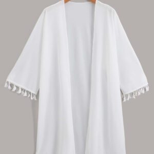 Swim Vcay Kimono de cache-maillot pour femmes SHEEINXMELMAIA pour vacances