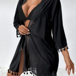 Swim Vcay Kimono de cache-maillot pour femmes SHEEINXMELMAIA pour vacances