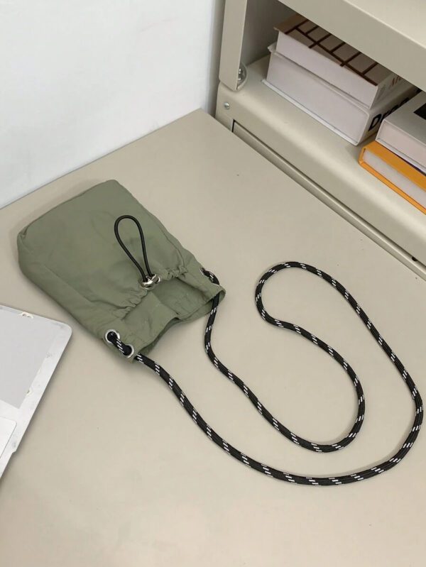 Sacoche/sac bandoulière mini pour homme, pochette pour téléphone, portefeuille. Idéal pour la randonnée, les voyages d'automne, Noël, l'hiver. Cadeaux pour hommes. Sac d'épaule polyvalent, grande capacité, extérieur mode et décontracté. Petit sac pour hommes, sac pour portable – Image 21