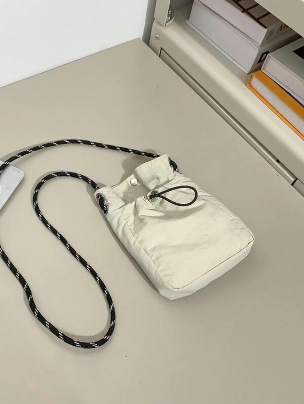 Sacoche/sac bandoulière mini pour homme, pochette pour téléphone, portefeuille. Idéal pour la randonnée, les voyages d'automne, Noël, l'hiver. Cadeaux pour hommes. Sac d'épaule polyvalent, grande capacité, extérieur mode et décontracté. Petit sac pour hommes, sac pour portable – Image 25