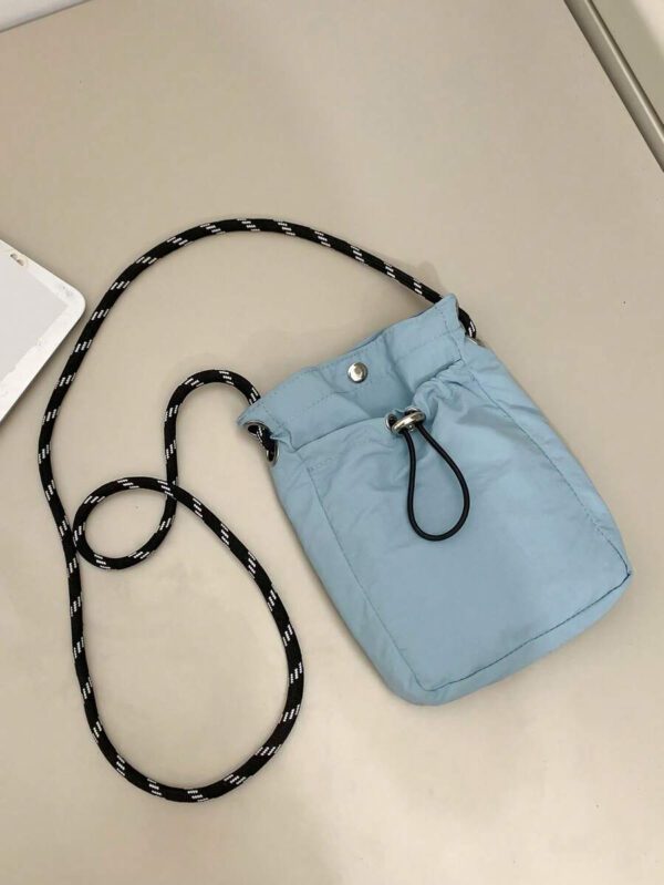 Sacoche/sac bandoulière mini pour homme, pochette pour téléphone, portefeuille. Idéal pour la randonnée, les voyages d'automne, Noël, l'hiver. Cadeaux pour hommes. Sac d'épaule polyvalent, grande capacité, extérieur mode et décontracté. Petit sac pour hommes, sac pour portable – Image 28