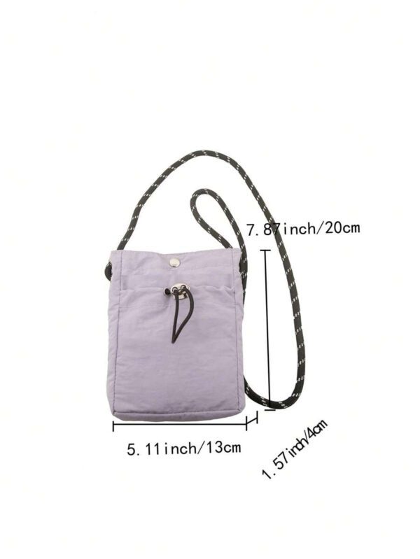 Sacoche/sac bandoulière mini pour homme, pochette pour téléphone, portefeuille. Idéal pour la randonnée, les voyages d'automne, Noël, l'hiver. Cadeaux pour hommes. Sac d'épaule polyvalent, grande capacité, extérieur mode et décontracté. Petit sac pour hommes, sac pour portable – Image 35