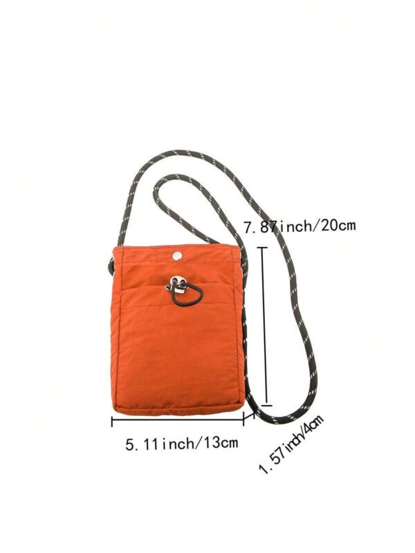 Sacoche/sac bandoulière mini pour homme, pochette pour téléphone, portefeuille. Idéal pour la randonnée, les voyages d'automne, Noël, l'hiver. Cadeaux pour hommes. Sac d'épaule polyvalent, grande capacité, extérieur mode et décontracté. Petit sac pour hommes, sac pour portable – Image 39