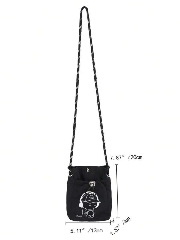 Sacoche/sac bandoulière mini pour homme, pochette pour téléphone, portefeuille. Idéal pour la randonnée, les voyages d'automne, Noël, l'hiver. Cadeaux pour hommes. Sac d'épaule polyvalent, grande capacité, extérieur mode et décontracté. Petit sac pour hommes, sac pour portable – Image 50