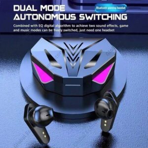 Écouteurs de jeu TWS X15 sans fil Bluetooth avec micro, son grave, positionnement audio 9D stéréo Musique Hifi Casque pour joueur, capacité de batterie 200 mAh