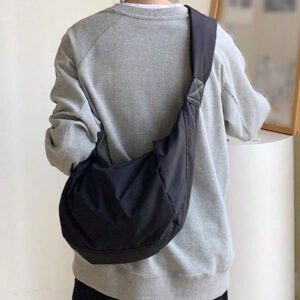 1 pièce Sac bandoulière en nylon décontracté, sac messenger polyvalent grande capacité, sac homme style rue, sac à bandoulière, sac de Noël, cadeau de Noël, sac latéral, sac bandoulière, sac pour ordinateur portable, cadeaux d'action de grâce, sac de voyage, sac fourre-tout, sac de randonnée, sac étudiant, sac multifonction outdoor, sac de mode décontracté, sac de vacances, sac amusant, sac de rentrée scolaire, sac à bandoulière pour hommes, articles pour une nouvelle vie, sacs mode pour hommes