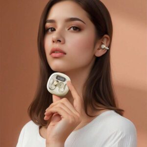 NEW SENYANG Nouveaux écouteurs intra-auriculaires Senyang avec clip, oreillettes de sport écouteurs TWS vidéo HIFI Dolby Bass ACC stéréo HD avec appel, adaptés pour le jeu sur téléphone portable, écouteurs macaron intelligents pour couples