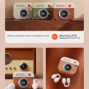 NEW SENYANG Nouveaux écouteurs intra-auriculaires Senyang avec clip, oreillettes de sport écouteurs TWS vidéo HIFI Dolby Bass ACC stéréo HD avec appel, adaptés pour le jeu sur téléphone portable, écouteurs macaron intelligents pour couples