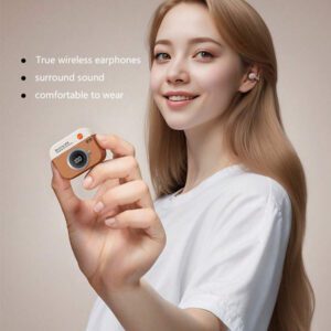 NEW SENYANG Nouveaux écouteurs intra-auriculaires Senyang avec clip, oreillettes de sport écouteurs TWS vidéo HIFI Dolby Bass ACC stéréo HD avec appel, adaptés pour le jeu sur téléphone portable, écouteurs macaron intelligents pour couples