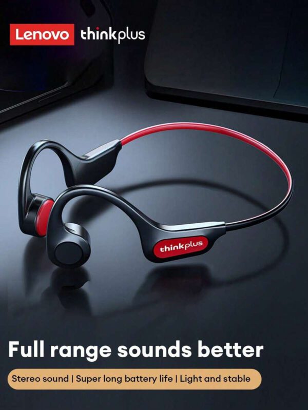 Lenovo Écouteurs à conduction osseuse Lenovo X3PRO TWS Fone Bluetooth sans fil. Écouteurs pour le sport, la conduite, le cyclisme. Casque pour course à pied – Image 13