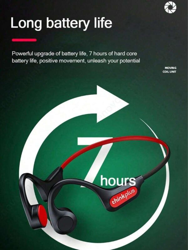 Lenovo Écouteurs à conduction osseuse Lenovo X3PRO TWS Fone Bluetooth sans fil. Écouteurs pour le sport, la conduite, le cyclisme. Casque pour course à pied – Image 16