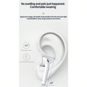 Écouteurs sans fil TWS Bluetooth 2025 Air avec micro, écouteurs intra-auriculaires sport à réduction de bruit pour tous les smartphones Xiao Mi. Autonomie de 150 mAh