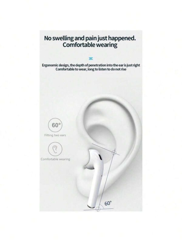 Écouteurs sans fil TWS Bluetooth 2025 Air avec micro, écouteurs intra-auriculaires sport à réduction de bruit pour tous les smartphones Xiao Mi. Autonomie de 150 mAh – Image 4