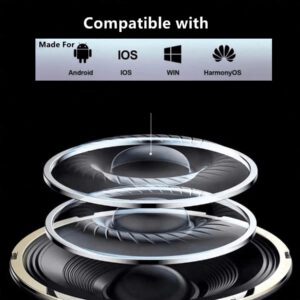 Écouteurs sans fil TWS Bluetooth 2025 Air avec micro, écouteurs intra-auriculaires sport à réduction de bruit pour tous les smartphones Xiao Mi. Autonomie de 150 mAh