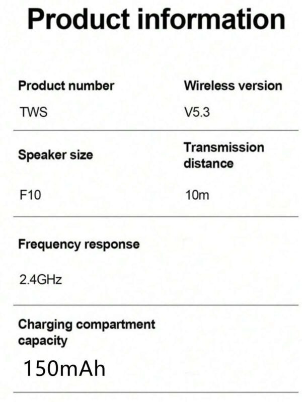 Écouteurs sans fil TWS Bluetooth 2025 Air avec micro, écouteurs intra-auriculaires sport à réduction de bruit pour tous les smartphones Xiao Mi. Autonomie de 150 mAh – Image 8